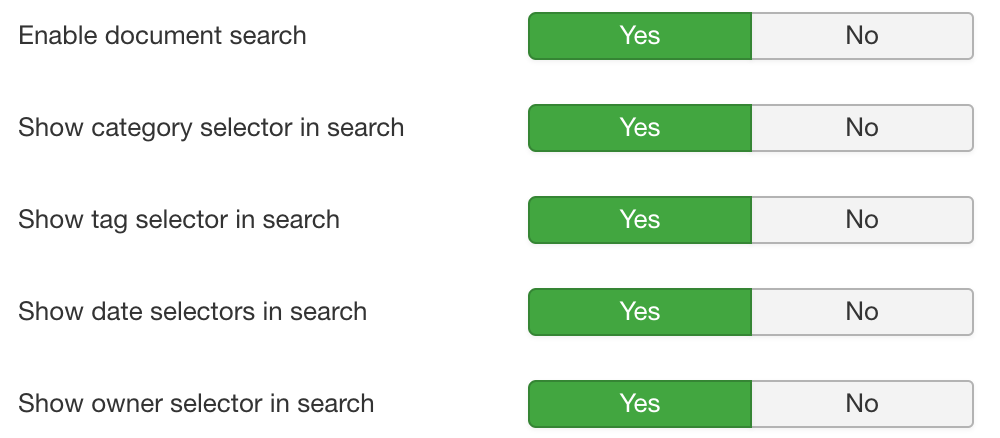 Improved search view