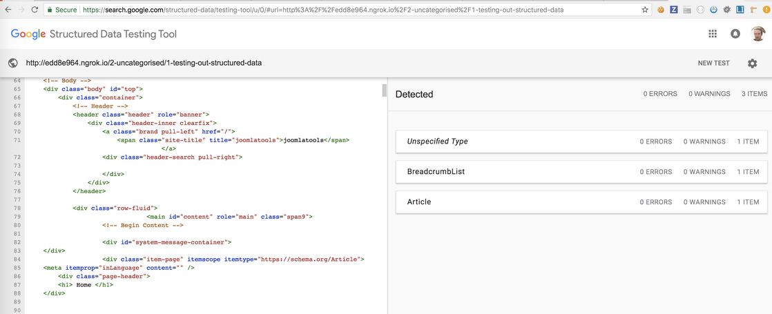 Improve page SEO by adding structured data