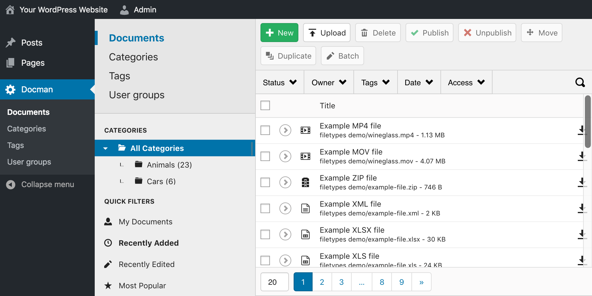 DOCman for WordPress - Smarter Document Management with New Automation ...