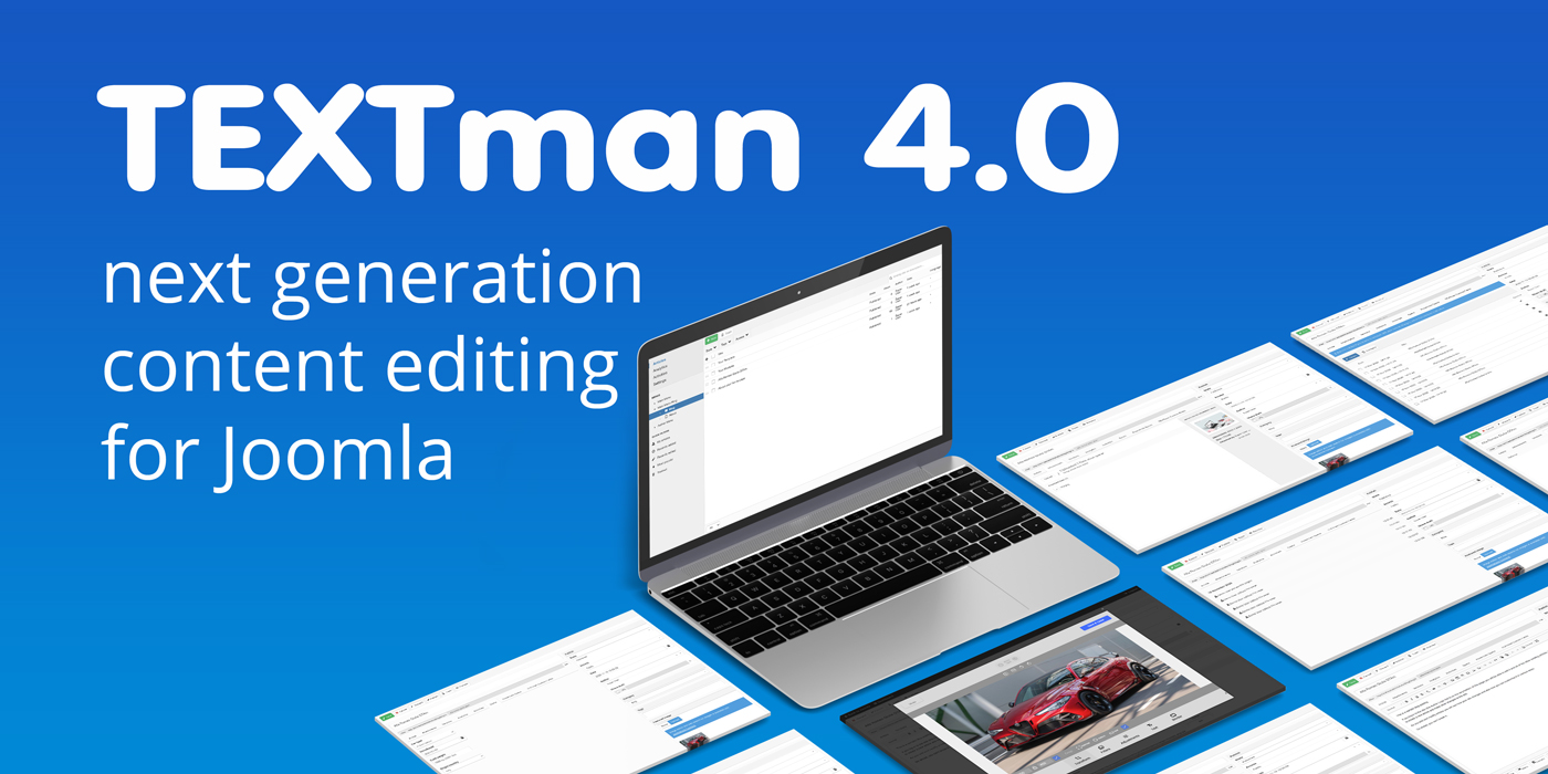 Texting The Textman TEXTman 4.0 - Joomla article editing evolved for the twenties